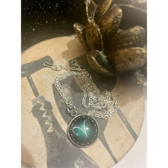 ARIES GLOW IN THE DARK ZODIAC HOROSCOPE STAR SIGN NECKLACE - Picture 4 of 13